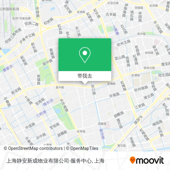 上海静安新成物业有限公司-服务中心地图