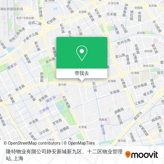 隆特物业有限公司静安新城新九区、十二区物业管理站地图