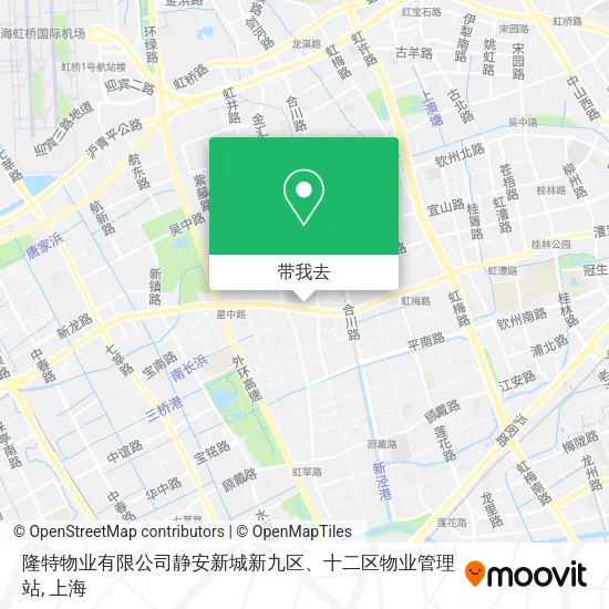 隆特物业有限公司静安新城新九区、十二区物业管理站地图