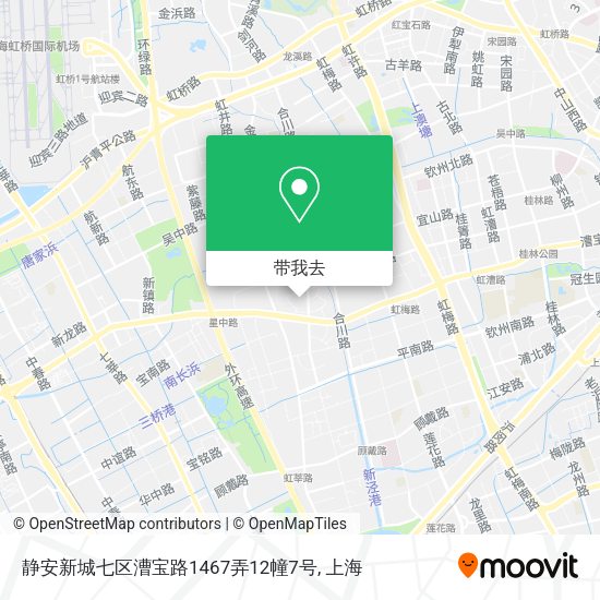 静安新城七区漕宝路1467弄12幢7号地图