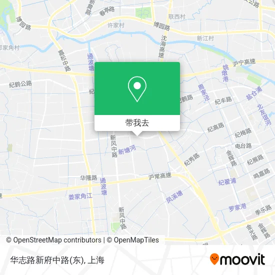 华志路新府中路(东)地图