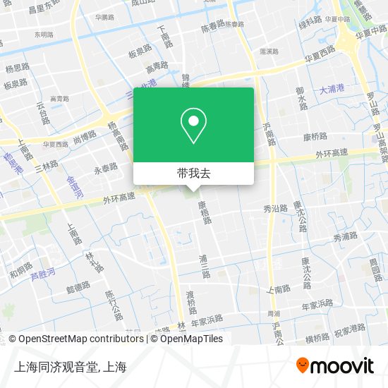上海同济观音堂地图