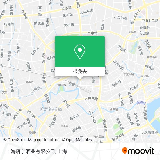 上海唐宁酒业有限公司地图