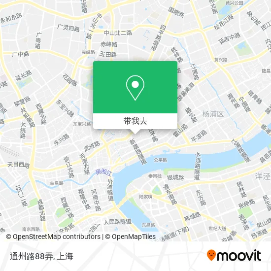 通州路88弄地图