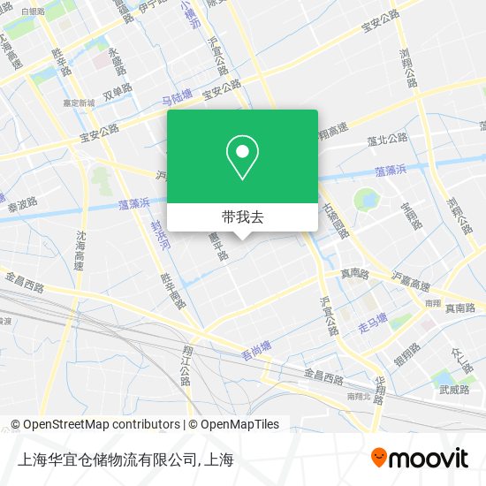 上海华宜仓储物流有限公司地图