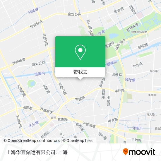 上海华宜储运有限公司地图
