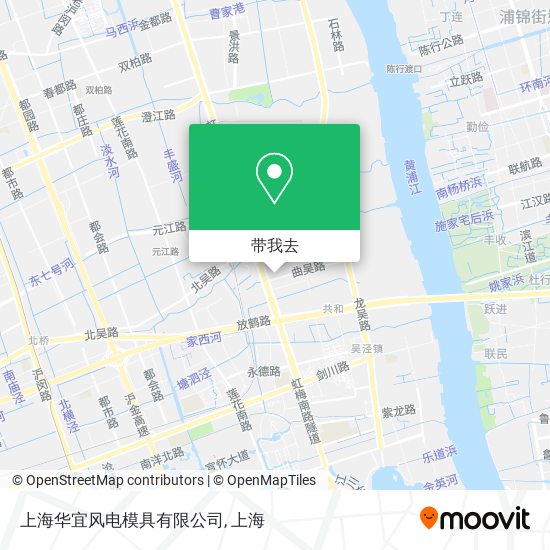 上海华宜风电模具有限公司地图