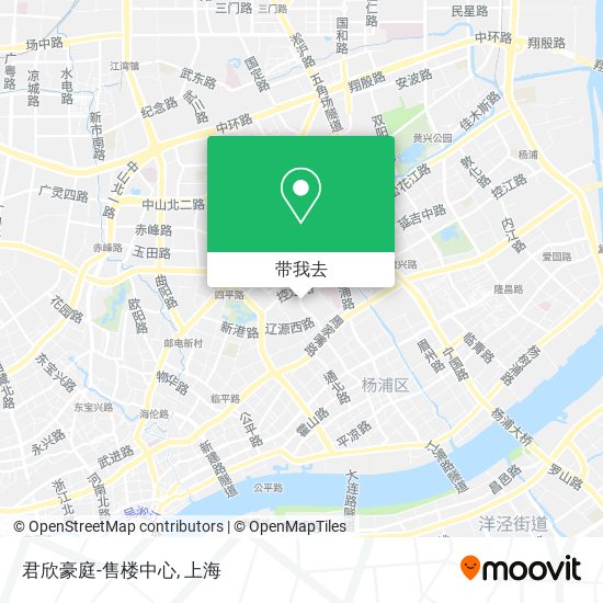 君欣豪庭-售楼中心地图