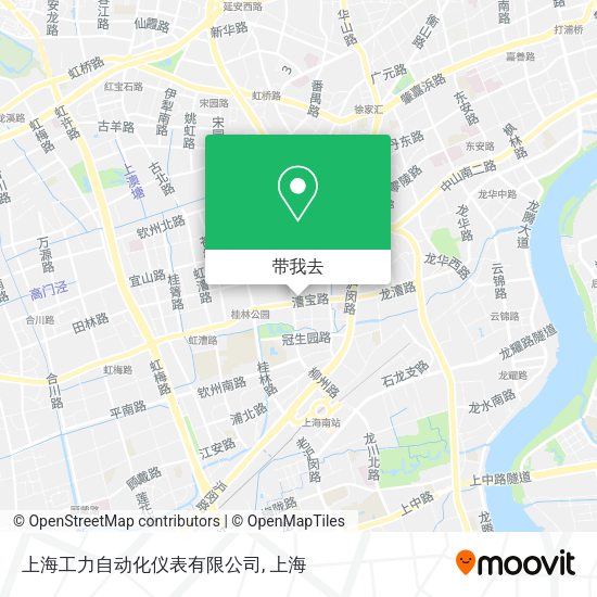 上海工力自动化仪表有限公司地图