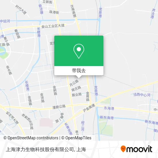 上海津力生物科技股份有限公司地图