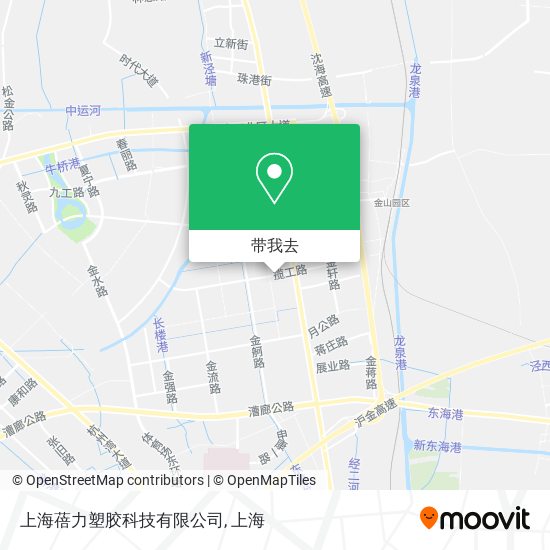 上海蓓力塑胶科技有限公司地图