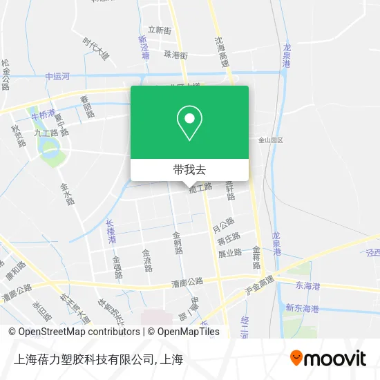 上海蓓力塑胶科技有限公司地图