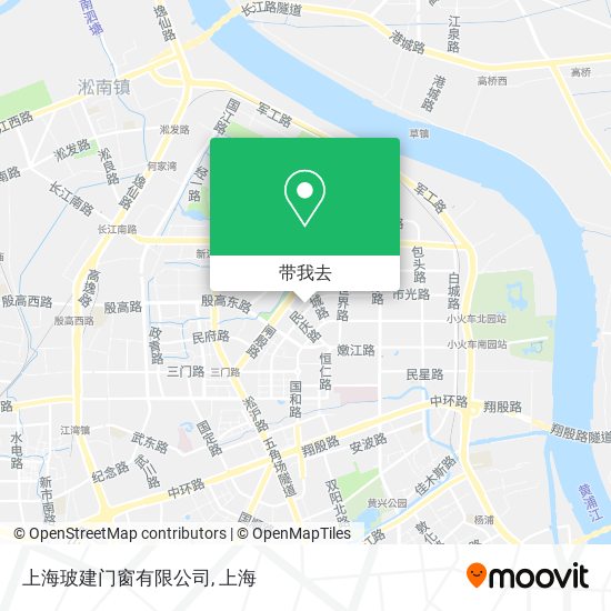 上海玻建门窗有限公司地图