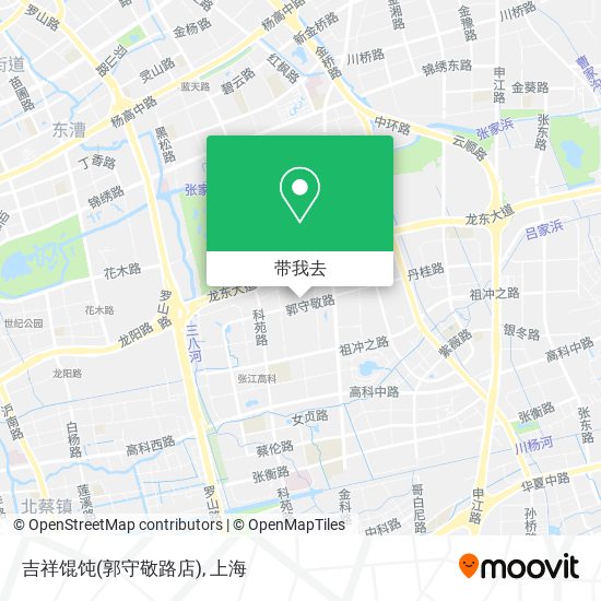 吉祥馄饨(郭守敬路店)地图