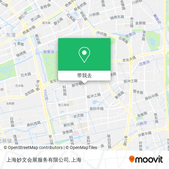 上海妙文会展服务有限公司地图