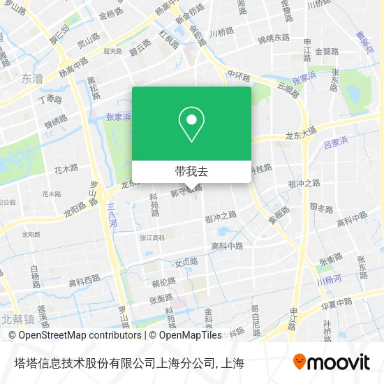 塔塔信息技术股份有限公司上海分公司地图