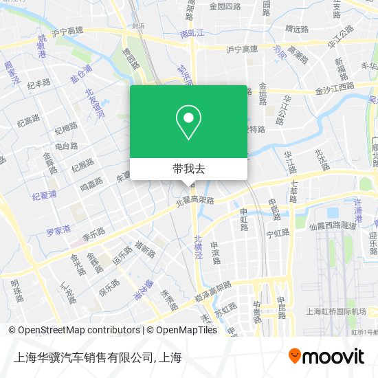 上海华骥汽车销售有限公司地图