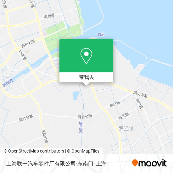上海联一汽车零件厂有限公司-东南门地图