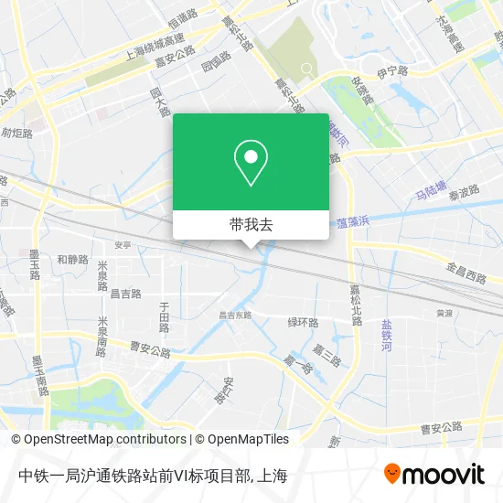 中铁一局沪通铁路站前VI标项目部地图