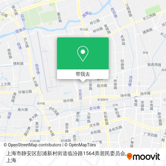 上海市静安区彭浦新村街道临汾路1564弄居民委员会地图