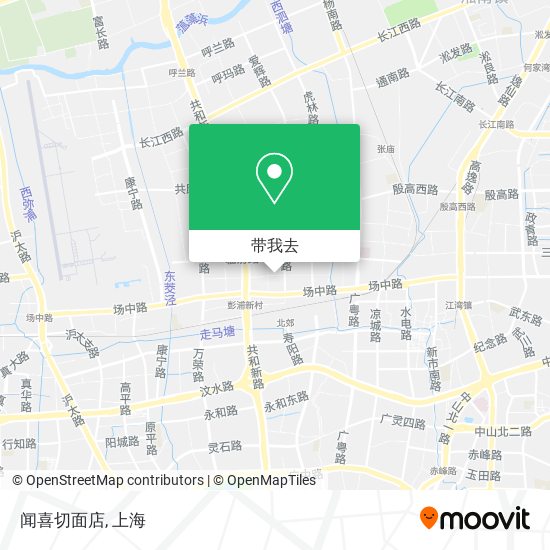 闻喜切面店地图