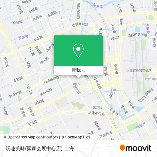 玩趣美味(国家会展中心店)地图