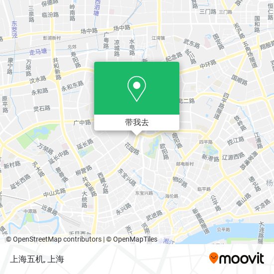 上海五机地图