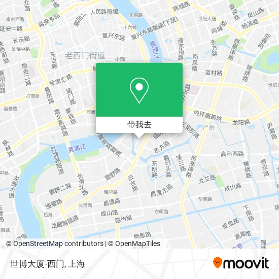 世博大厦-西门地图
