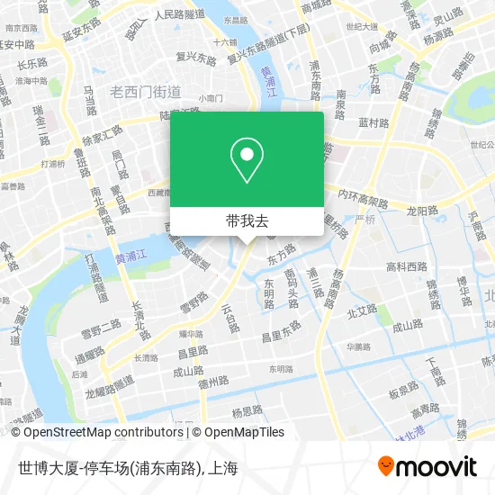 世博大厦-停车场(浦东南路)地图