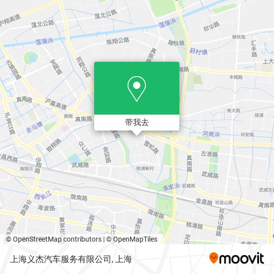 上海义杰汽车服务有限公司地图