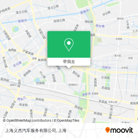 上海义杰汽车服务有限公司地图