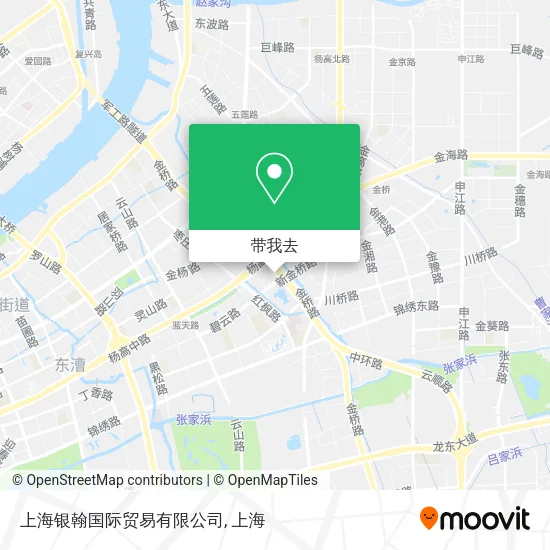 上海银翰国际贸易有限公司地图