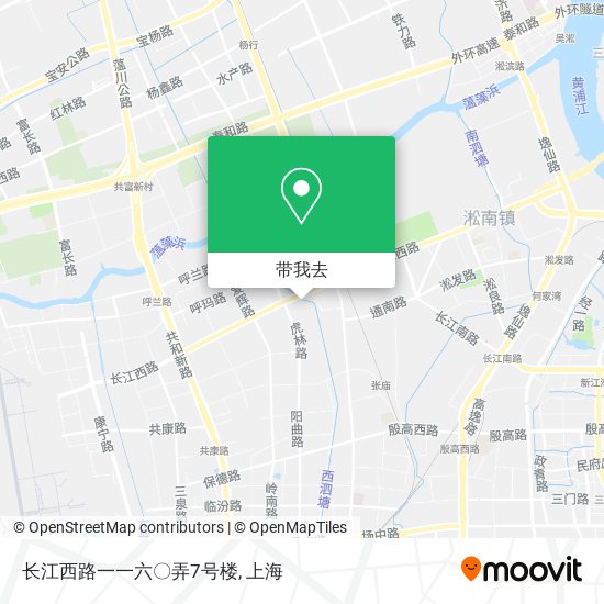 长江西路一一六〇弄7号楼地图