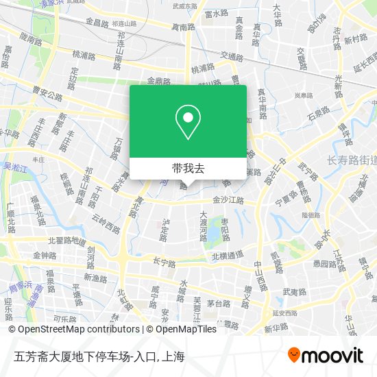 五芳斋大厦地下停车场-入口地图
