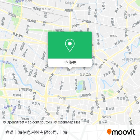 鲜送上海信息科技有限公司地图