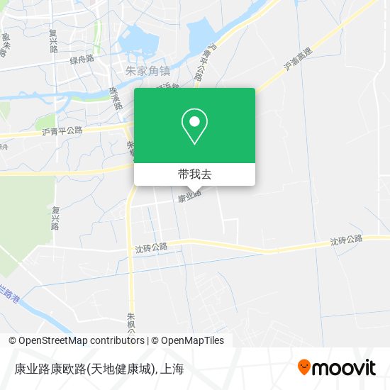 康业路康欧路(天地健康城)地图