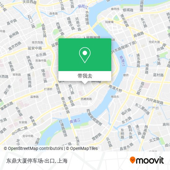 东鼎大厦停车场-出口地图