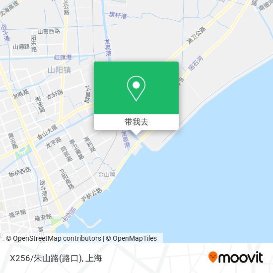 X256/朱山路(路口)地图