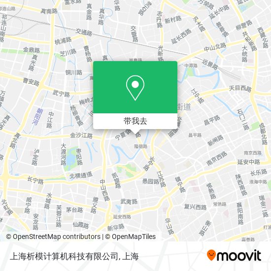 上海析模计算机科技有限公司地图