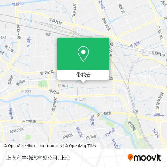 上海利丰物流有限公司地图