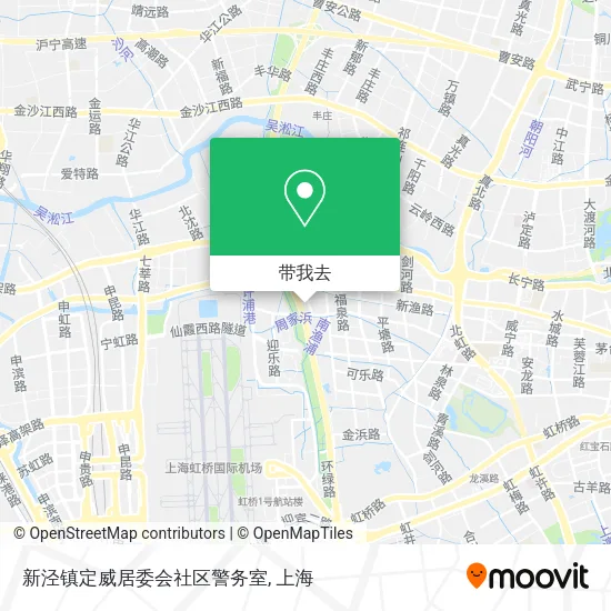 新泾镇定威居委会社区警务室地图
