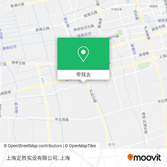 上海定胜实业有限公司地图