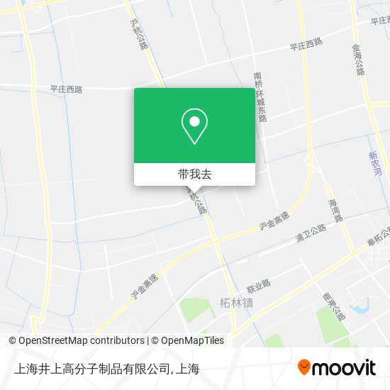 上海井上高分子制品有限公司地图