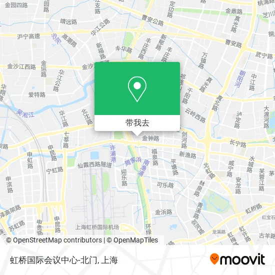 虹桥国际会议中心-北门地图