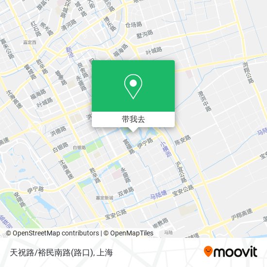 天祝路/裕民南路(路口)地图