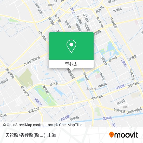 天祝路/香莲路(路口)地图