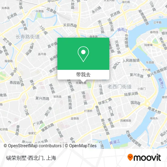 锡荣别墅-西北门地图