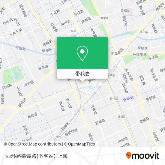 西环路莘谭路(下客站)地图