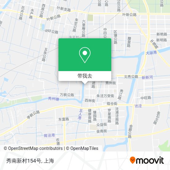 秀南新村154号地图