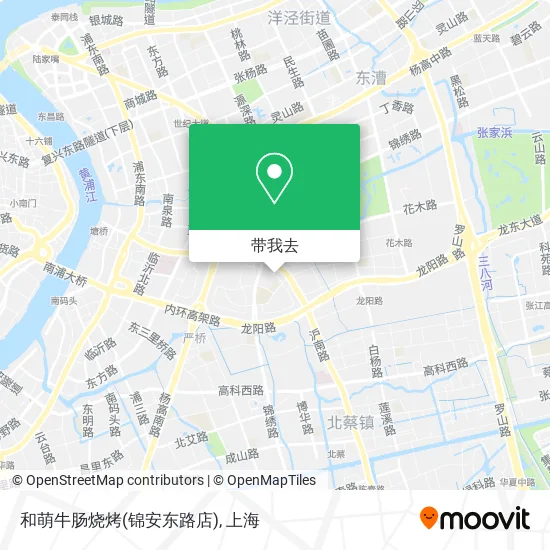 和萌牛肠烧烤(锦安东路店)地图